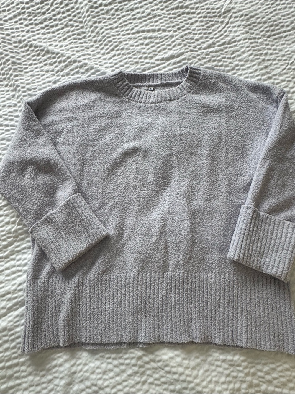 Women’s Soft Crewneck Sweater in Light Lavender